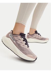 salomon - Salomon Buty do biegania Aero Blaze 3 Grvl W L49218000 Beżowy. Kolor: beżowy. Materiał: materiał #6