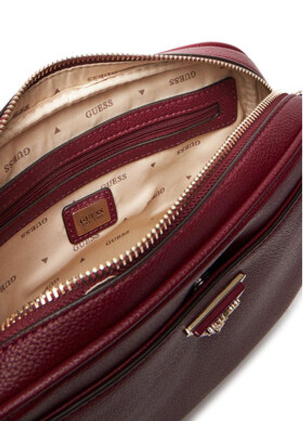 Guess Torebka HWBG69 74140 Bordowy. Kolor: czerwony. Materiał: skórzane