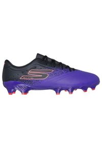 skechers - Buty piłkarskie męskie Skechers Razor Academy Gold 1.5 FG. Kolor: fioletowy. Sport: piłka nożna