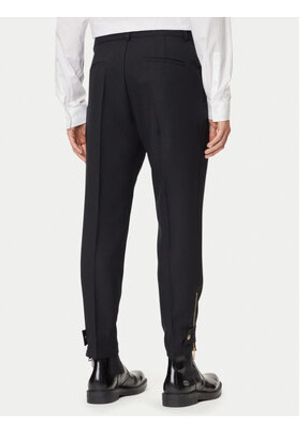 Versace Jeans Couture Spodnie materiałowe 79GAA128 N0136 Czarny Slim Fit. Kolor: czarny. Materiał: syntetyk