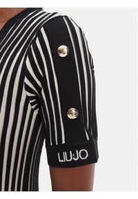 Liu Jo Sport Sukienka dzianinowa TA6062 MS55N Czarny Regular Fit. Kolor: czarny. Materiał: syntetyk. Typ sukienki: sportowe. Styl: sportowy #2