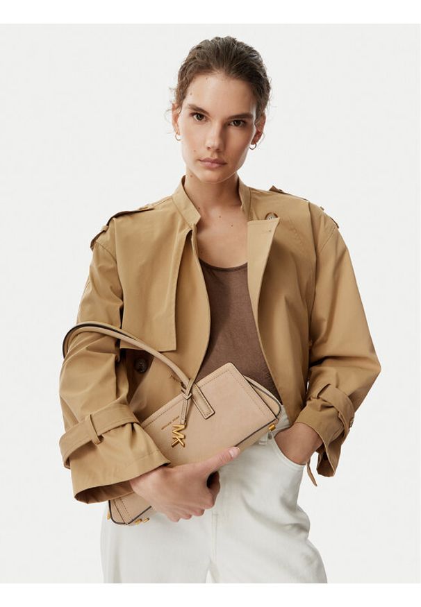 MICHAEL Michael Kors Torebka 30T6A9IT0S Beżowy. Kolor: beżowy. Materiał: skórzane