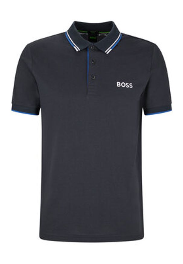 BOSS - Boss Polo Paddy Pro 50469102 Granatowy Regular Fit. Typ kołnierza: polo. Kolor: niebieski. Materiał: bawełna