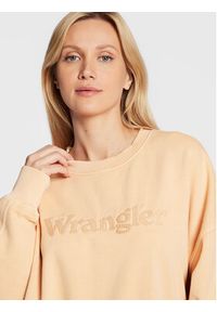 Wrangler Bluza W6V0FAM19 112321550 Pomarańczowy Relaxed Fit. Kolor: pomarańczowy. Materiał: bawełna #4