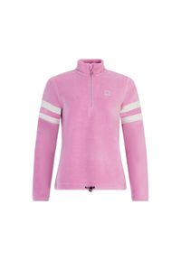 Damski polar 1/4 zip Protest Miek. Kolor: różowy. Materiał: polar #1