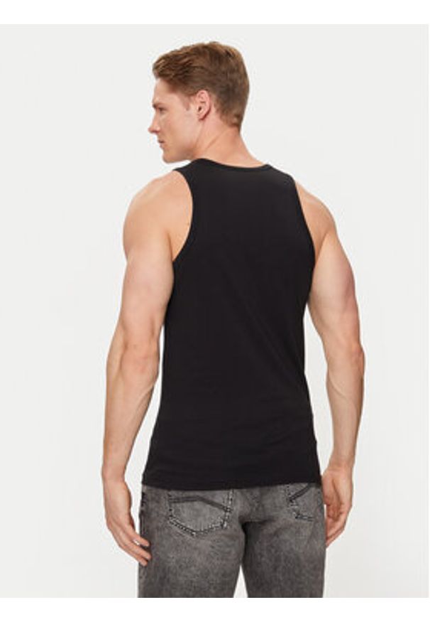 Emporio Armani Underwear Tank top 110828 4R512 00020 Czarny Slim Fit. Kolor: czarny. Materiał: bawełna