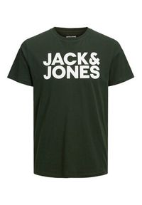 Jack & Jones - Jack&Jones T-Shirt Corp 12151955 Zielony Standard Fit. Kolor: zielony. Materiał: bawełna #7