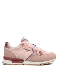 Pepe Jeans Sneakersy Brit Animal G PGS30574 Różowy. Kolor: różowy. Materiał: materiał