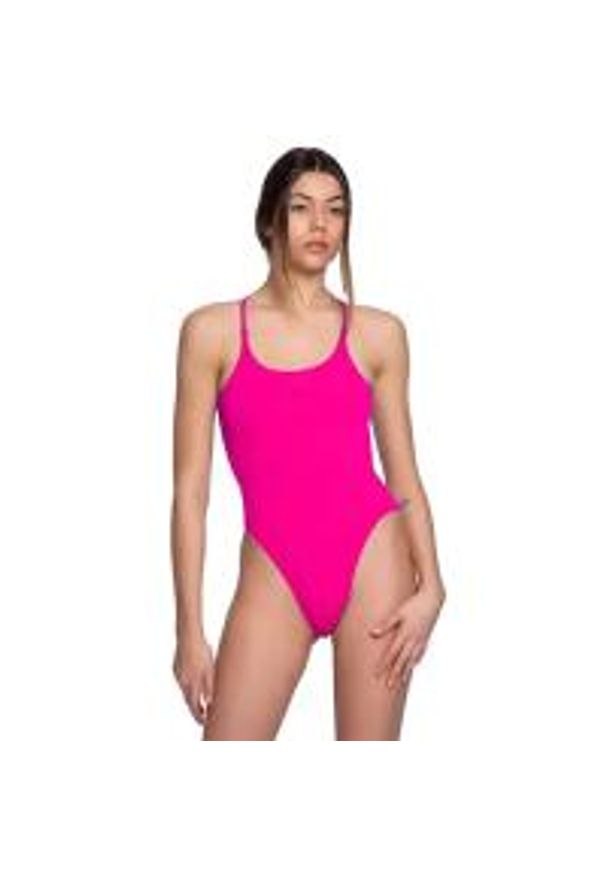 TURBO - Turbo Damski Strój Kąpielowy Brasil – Różowy – Rozmiar L / Uk34. Kolor: różowy. Materiał: materiał