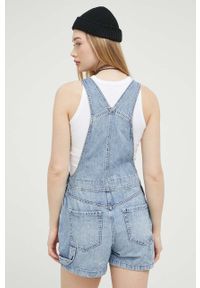 Hollister Co. ogrodniczki jeansowe. Kolor: niebieski #5