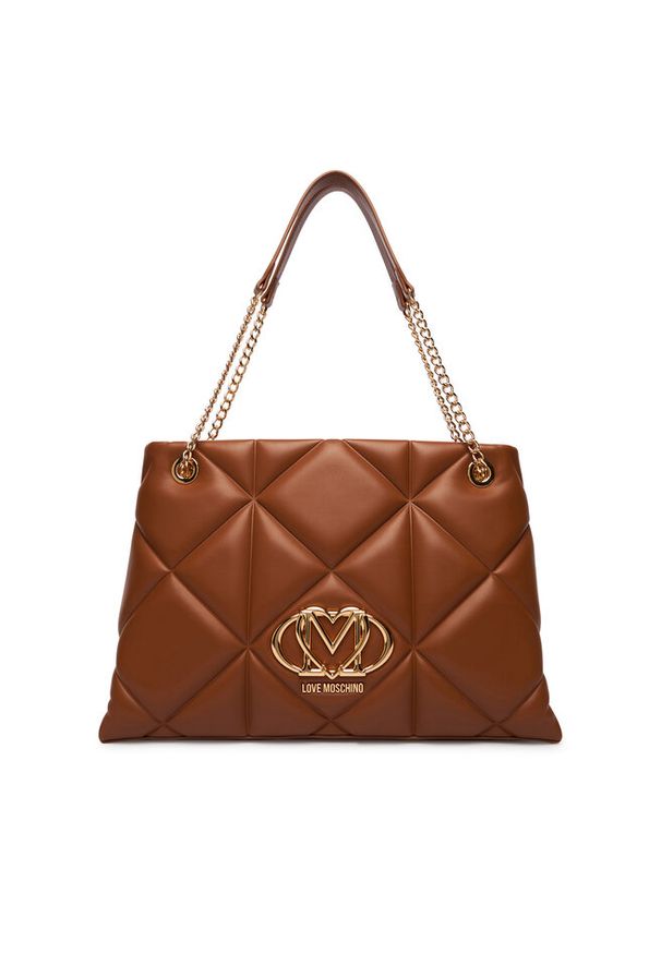 Love Moschino - Torebka LOVE MOSCHINO. Kolor: brązowy
