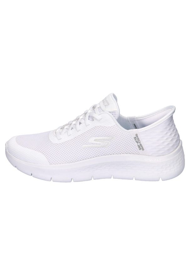 skechers - Tenisówki Skechers Model Slip-ins Go Walk Flex Kolor Biały. Kolor: biały. Materiał: syntetyk, materiał. Szerokość cholewki: normalna. Sport: turystyka piesza