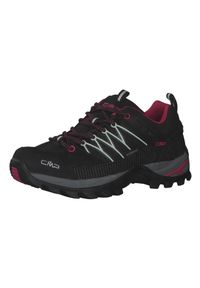 Buty trekkingowe damskie CMP Rigel Low WP. Kolor: wielokolorowy, niebieski, czarny, różowy. Materiał: zamsz, skóra. Styl: sportowy #1