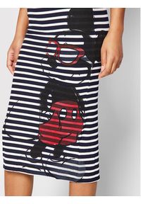 Desigual Sukienka dzianinowa DISNEY Mickey Sunglasses 22SWVK40 Czarny Slim Fit. Kolor: czarny. Materiał: wiskoza, dzianina. Wzór: motyw z bajki #3