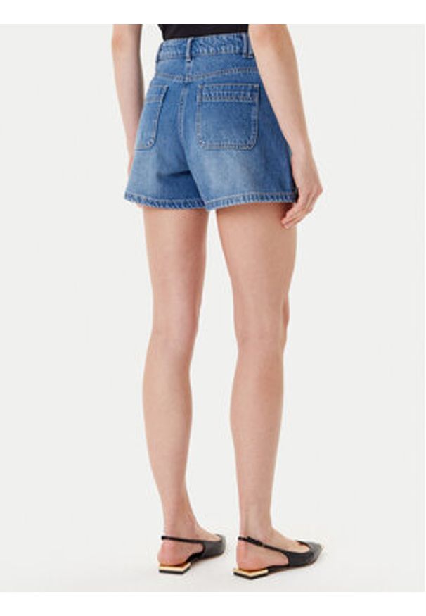 Morgan Szorty jeansowe 251-SHAMIZ Niebieski Slim Fit. Kolor: niebieski. Materiał: bawełna
