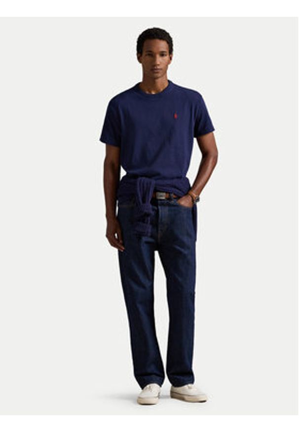 Polo Ralph Lauren T-Shirt Classics 710811284003 Granatowy Regular Fit. Typ kołnierza: polo. Kolor: niebieski. Materiał: bawełna