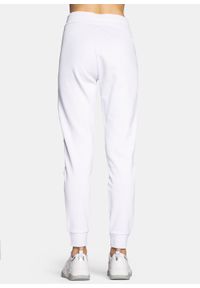 Spodnie dresowe damskie białe Armani Exchange 8NYPFX YJ68Z 1000. Kolor: biały. Materiał: dresówka #3