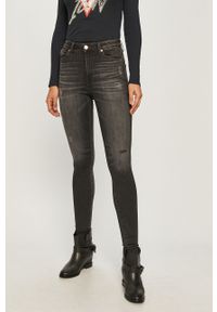 Tommy Jeans - Jeansy Sylvia. Kolor: czarny. Materiał: bawełna, denim, elastan #1