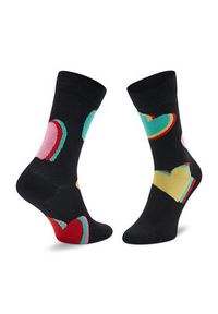 Happy-Socks - Happy Socks Skarpety wysokie unisex MYV01-9350 Czarny. Kolor: czarny. Materiał: materiał #2