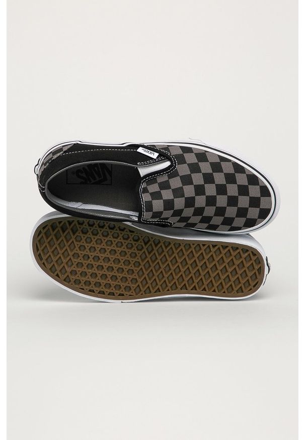Vans - Tenisówki. Nosek buta: okrągły. Kolor: czarny. Materiał: guma