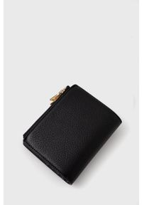 Love Moschino portfel damski kolor czarny. Kolor: czarny. Materiał: materiał #2