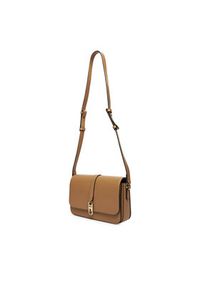 TOMMY HILFIGER - Tommy Hilfiger Torebka Th Libre Flap Crossover AW0AW17723 Brązowy. Kolor: brązowy. Materiał: skórzane #6