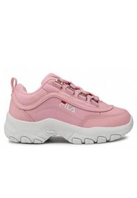 Buty do chodzenia dla dzieci Fila Strada Kids. Zapięcie: sznurówki. Kolor: wielokolorowy, biały. Materiał: materiał. Szerokość cholewki: normalna. Sport: turystyka piesza #1