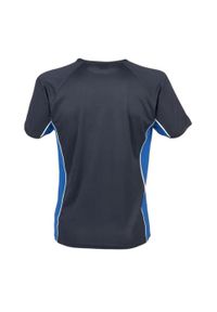 FINDEN & HALES - T-shirt Unisex Dla Dorosłych Ze Wstawką Performance. Kolor: biały, wielokolorowy, niebieski