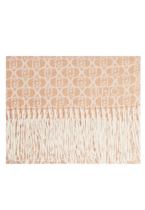 Liu Jo Szalik 2F5018 T0300 Beżowy. Kolor: beżowy. Materiał: poliester