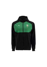 Kurtka z dresu Puma. Kolor: wielokolorowy, czarny, zielony. Materiał: dresówka #1