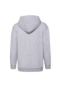 FRUIT OF THE LOOM - Bluza Dziecięca Classic Heather Full Zip Hoodie. Kolor: szary