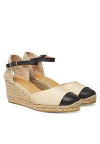 Castañer Espadryle Coraline/6/264025705 Beżowy. Kolor: beżowy. Materiał: materiał #6