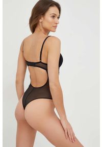 Guess body kolor czarny gładki. Kolor: czarny. Materiał: materiał. Wzór: gładki #2