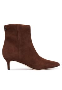 Lauren Ralph Lauren - LAUREN RALPH LAUREN Botki McKay 802967779004 Brązowy. Kolor: brązowy. Materiał: zamsz, skóra