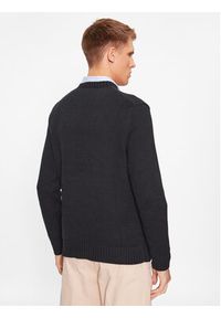 Polo Ralph Lauren Sweter 710920411001 Czarny Regular Fit. Typ kołnierza: polo. Kolor: czarny. Materiał: bawełna #4