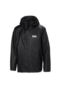 Kurtka wodoodporna dla dzieci Helly Hansen Moss. Kolor: czarny, szary, wielokolorowy