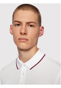 BOSS - Boss Polo Parlay 101 50445486 Biały Regular Fit. Typ kołnierza: polo. Kolor: biały. Materiał: bawełna