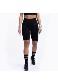 XTREME - Krótkie legginsy sportowe dla kobiet Xtreme Sportswear Antracyt Czarny. Kolor: czarny. Materiał: materiał. Długość: krótkie. Sport: fitness #2