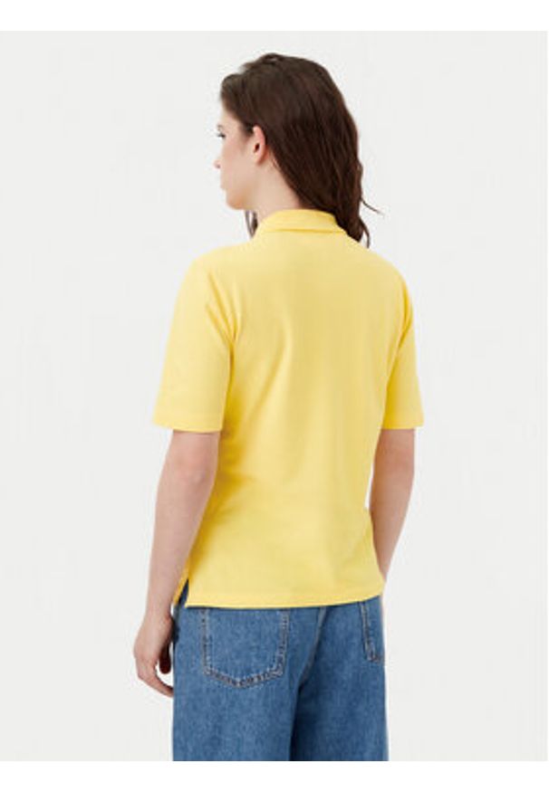 TOMMY HILFIGER - Tommy Hilfiger Polo 1985 WW0WW43224 Żółty Regular Fit. Typ kołnierza: polo. Kolor: żółty. Materiał: bawełna