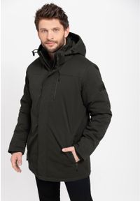 Volcano - Kurtka zimowa J-TELK. Materiał: włókno, materiał. Wzór: gładki, napisy. Sezon: zima. Styl: elegancki #1