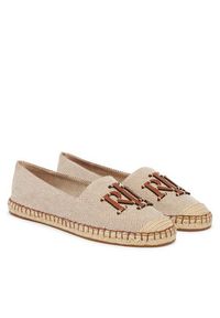 Lauren Ralph Lauren - LAUREN RALPH LAUREN Espadryle Cameryn 802P09065002 Beżowy. Kolor: beżowy. Materiał: materiał #4