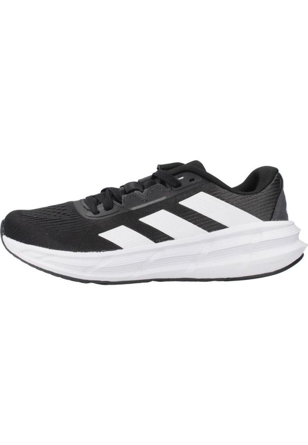 Adidas - Kapcie ADIDAS QUESTAR 3 W Czarny. Kolor: czarny, szary, wielokolorowy. Materiał: syntetyk, tkanina. Styl: sportowy