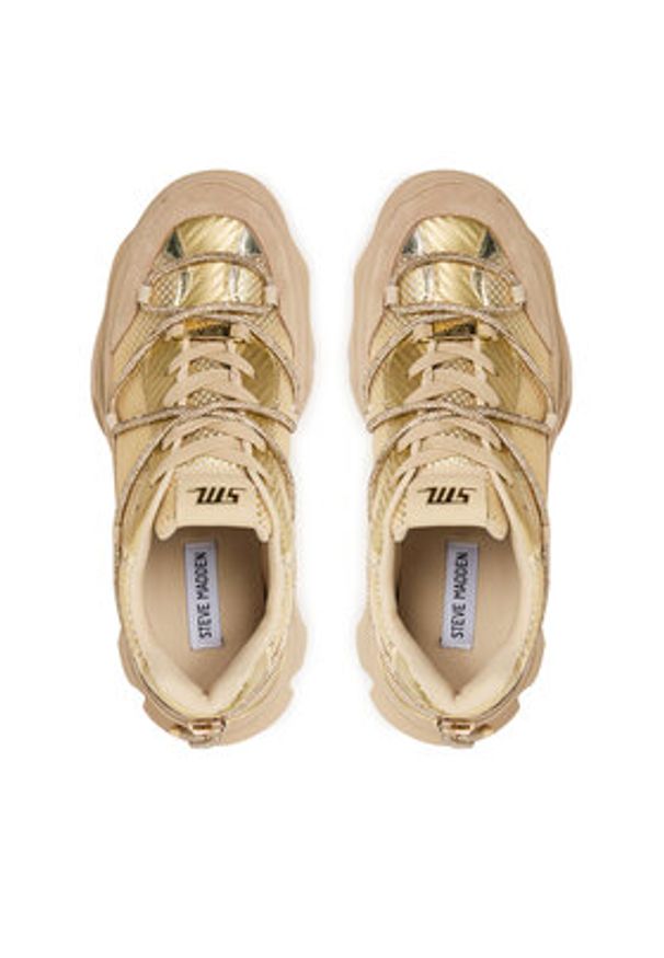 Steve Madden Sneakersy Z Nation SM11004807 Złoty. Kolor: złoty. Materiał: materiał