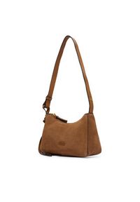 TOMMY HILFIGER - Tommy Hilfiger Torebka Th Statement Mini Should Bag Sue AW0AW18823 Brązowy. Kolor: brązowy. Materiał: skórzane, zamszowe #2