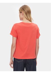 Pepe Jeans T-Shirt Helga PL505761 Czerwony Regular Fit. Kolor: czerwony. Materiał: bawełna