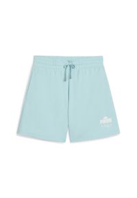 Puma - Damskie szorty Palm Resort 5" PUMA Safe Lake Blue. Kolor: niebieski. Sport: fitness