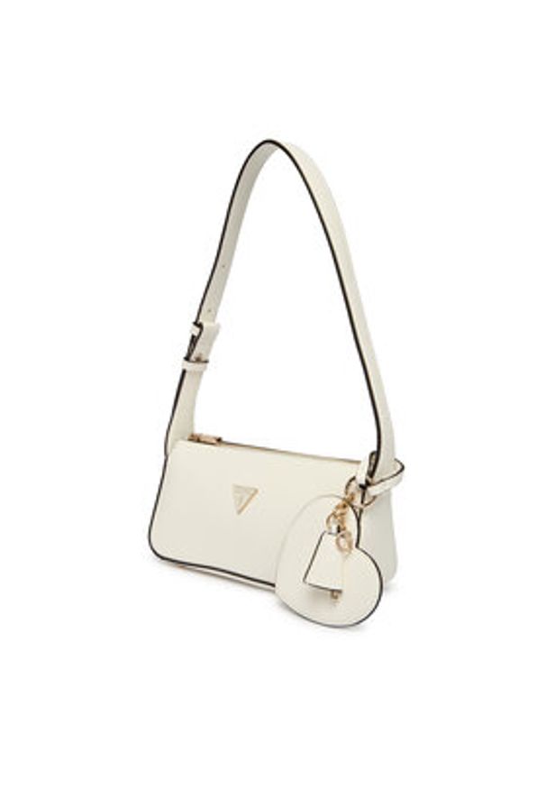 Guess Torebka Isobel Mini HWBG99 32720 Biały. Kolor: biały. Materiał: skórzane