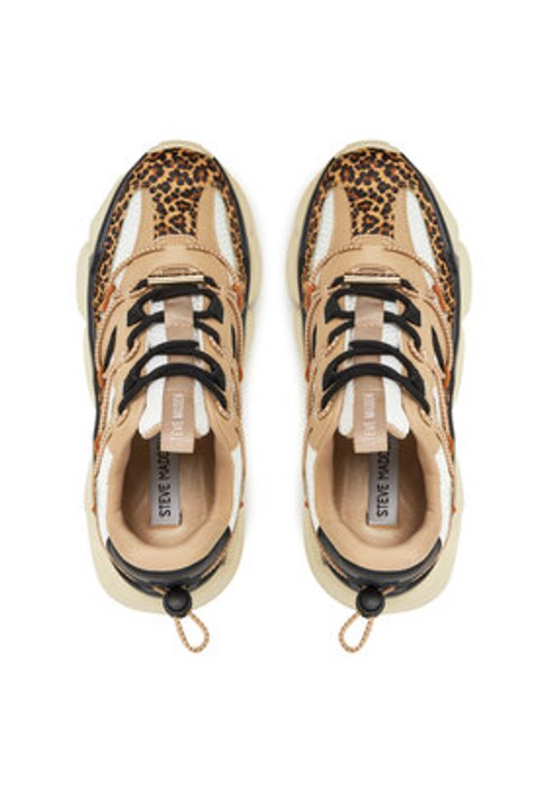 Steve Madden Sneakersy Spectator-L SM11003509 Beżowy. Kolor: beżowy. Materiał: materiał