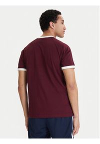 Adidas - adidas T-Shirt 3-Stripes KQ9639 Bordowy Regular Fit. Kolor: czerwony. Materiał: bawełna #2