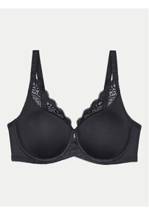 Triumph Biustonosz z fiszbiną Amourette 10210670 Czarny. Kolor: czarny. Materiał: syntetyk